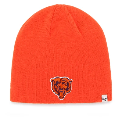 Men's '47 Orange Chicago Bears Team Secondary Logo Knit Beanie