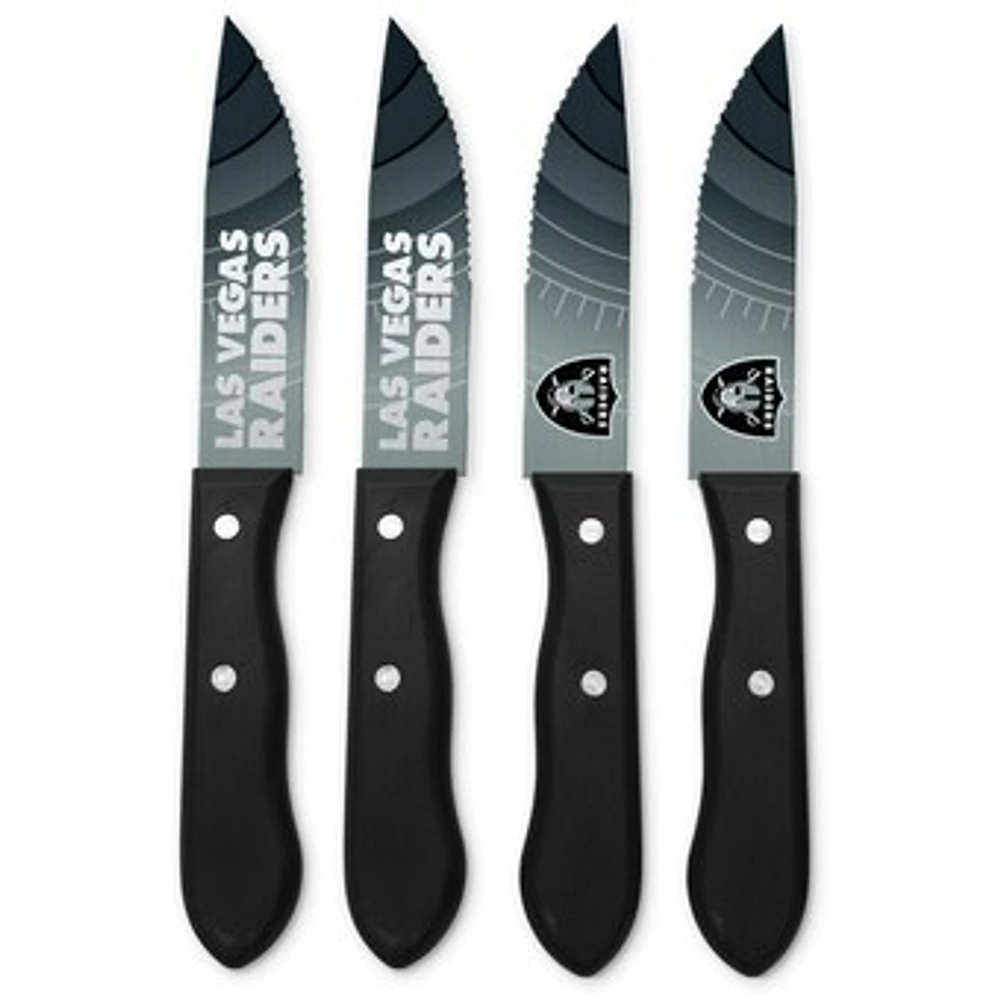 The Sports Vault Las Vegas Raiders - 4-Piece Steak Knives Set