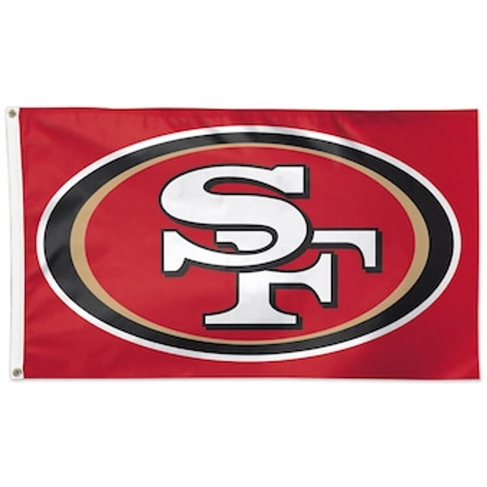 WinCraft San Francisco 49ers 3' x 5' Deluxe - Single-Sided Flag