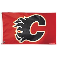 WinCraft Calgary Flames 3' x 5' Deluxe - Single-Sided Flag