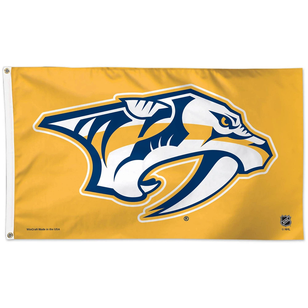 WinCraft Nashville Predators 3' x 5' Deluxe - Single-Sided Flag