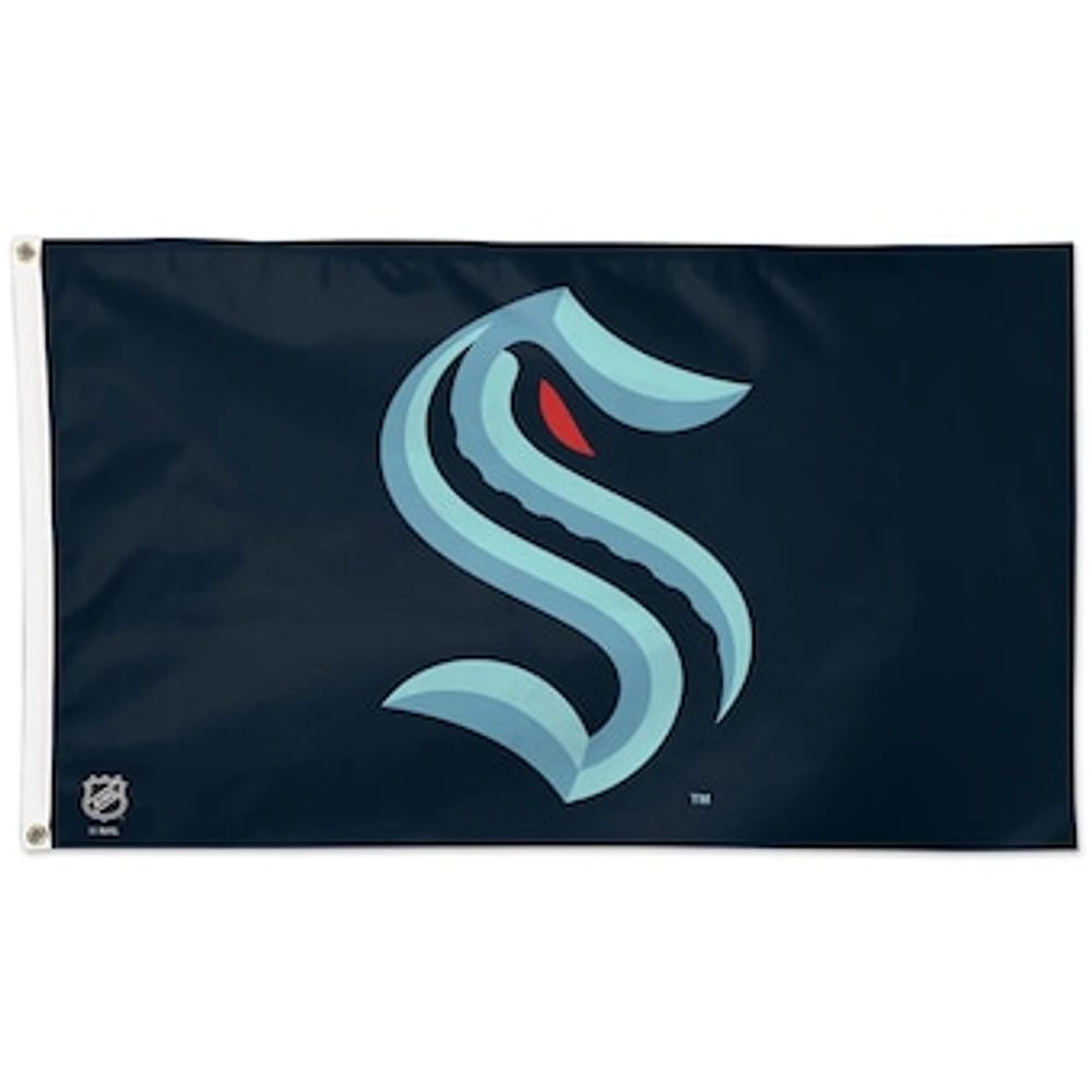 WinCraft Seattle Kraken 3' x 5' Deluxe - Single-Sided Flag