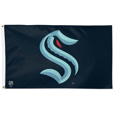 WinCraft Seattle Kraken 3' x 5' Deluxe - Single-Sided Flag