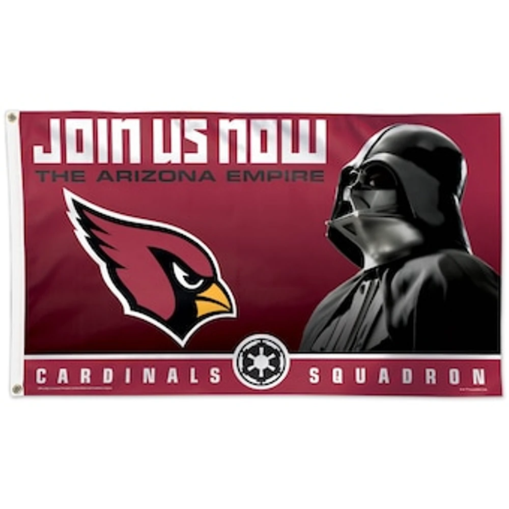 WinCraft Arizona Cardinals 3' x 5' Star Wars Deluxe - Single-Sided Flag