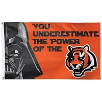 WinCraft Cincinnati Bengals 3' x 5' Star Wars Deluxe - Single-Sided Flag