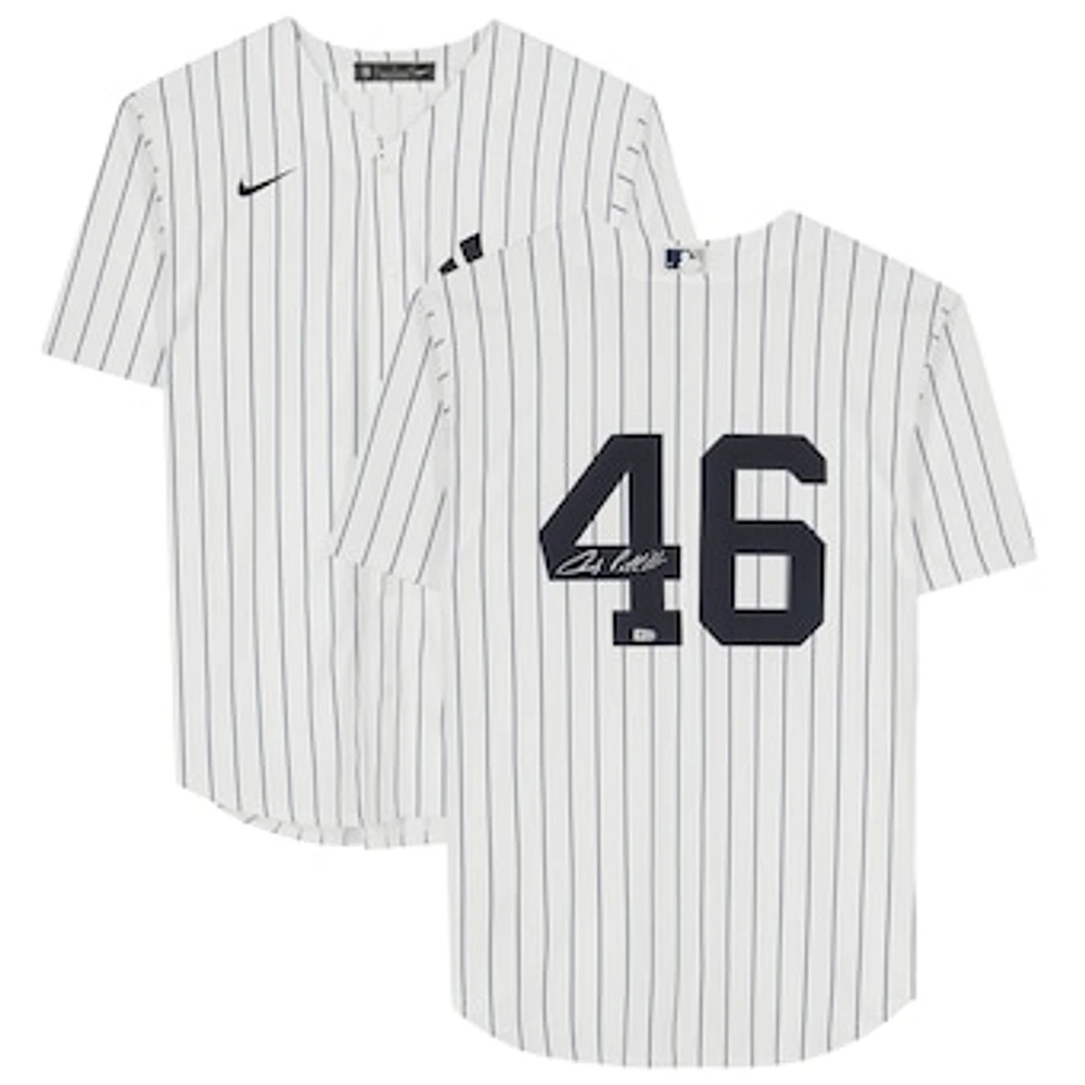 Andy Pettitte New York Yankees Autographed White Nike Replica Jersey