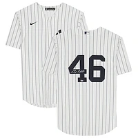 Andy Pettitte New York Yankees Autographed White Nike Replica Jersey