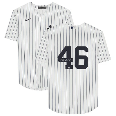 Andy Pettitte New York Yankees Autographed White Nike Replica Jersey