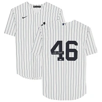 Andy Pettitte New York Yankees Autographed White Nike Replica Jersey