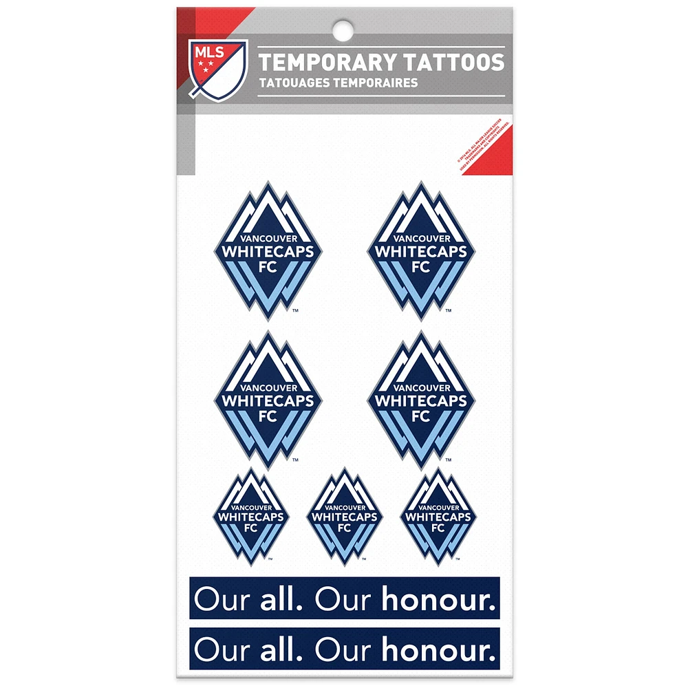 The Sports Vault Vancouver Whitecaps FC Temporary Tattoo - Sheet