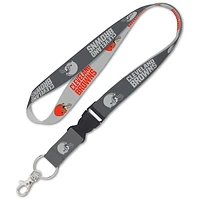 WinCraft Cleveland Browns Charcoal - Lanyard