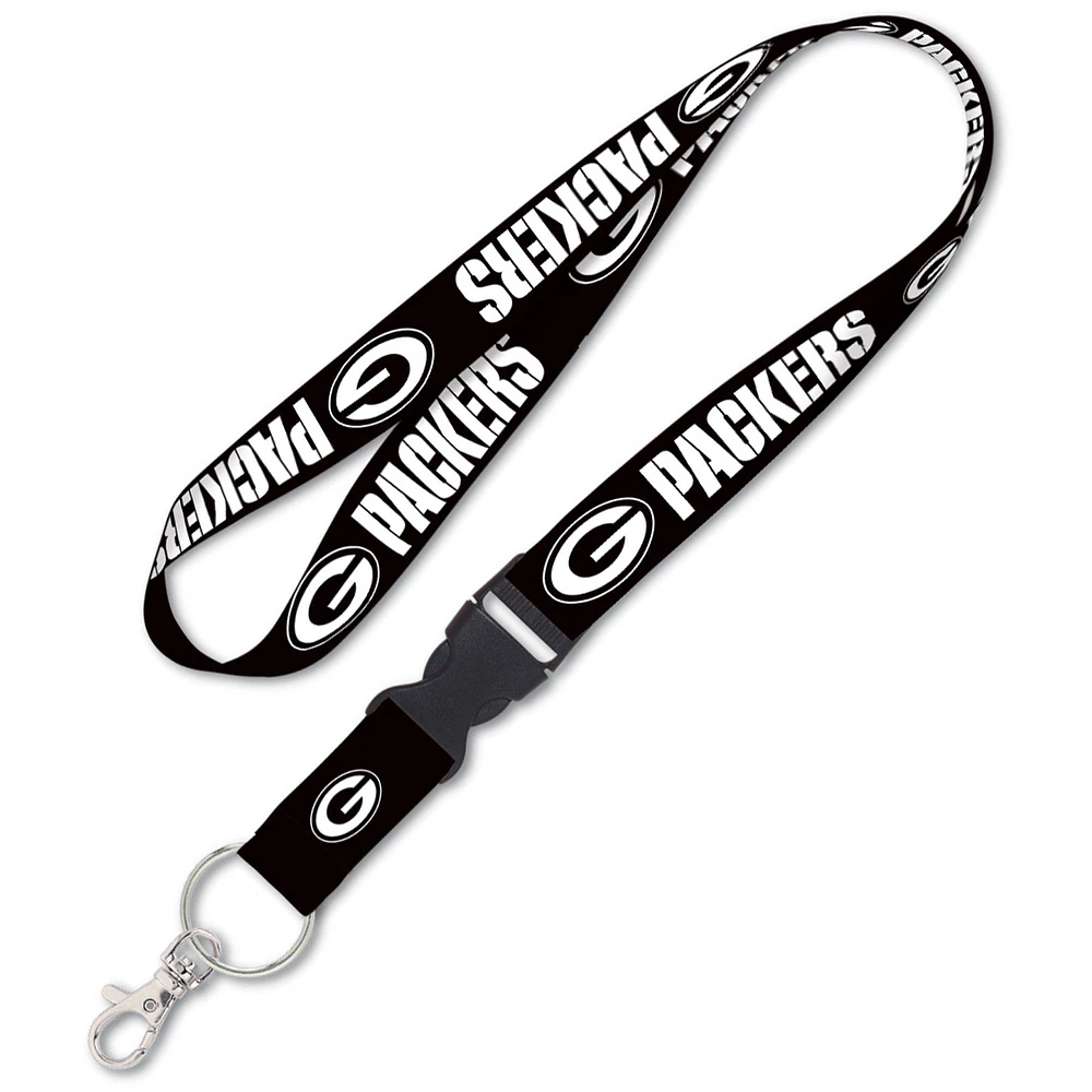 WinCraft Green Bay Packers Black - Lanyard