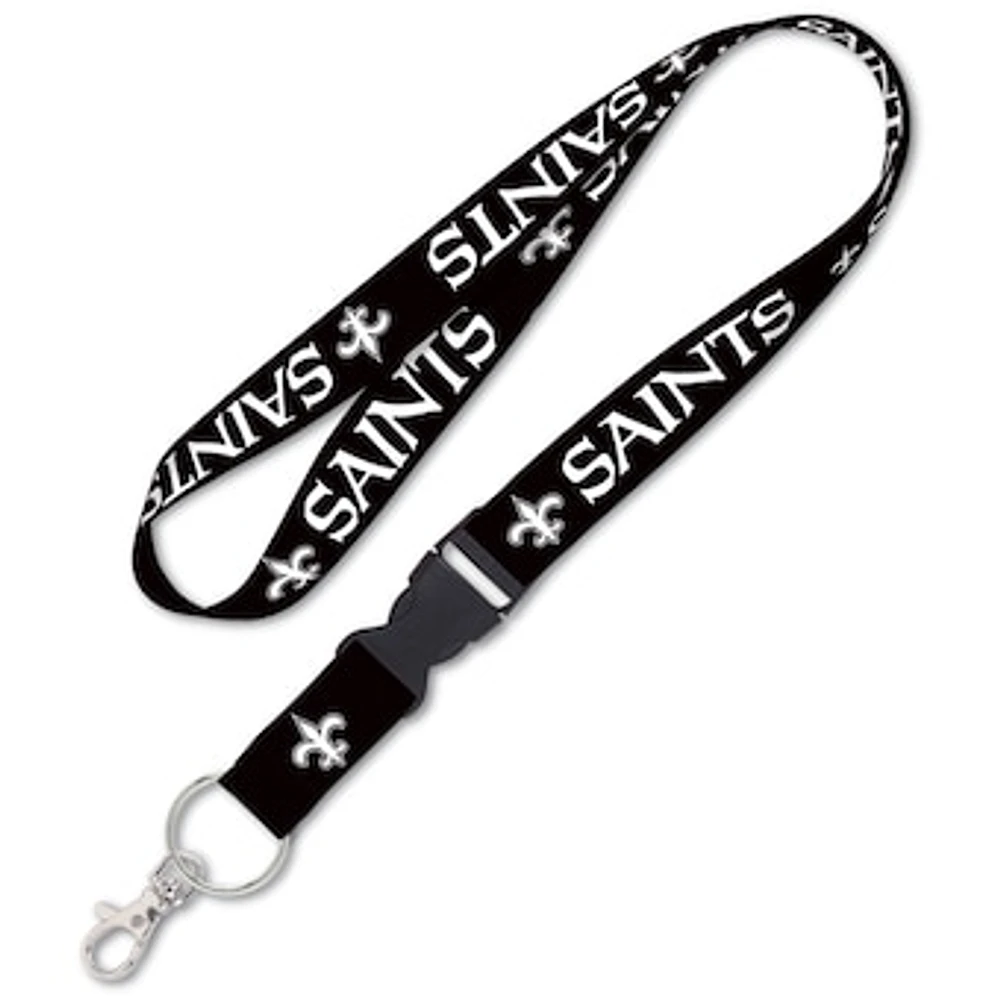 WinCraft New Orleans Saints Black - Lanyard