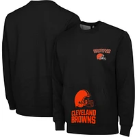 Men's FOCO Black Cleveland Browns Pocket - Pullover Sweater