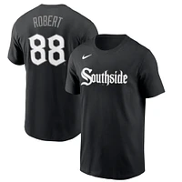 Men's Nike Luis Robert Jr. Black Chicago White Sox City Connect Name & Number T-Shirt