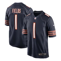 Men's Nike Justin Fields Navy Chicago Bears Game Jersey