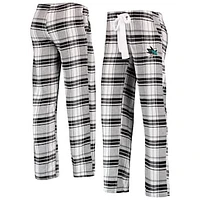 Women's Concepts Sport Black/Gray San Jose Sharks Accolade Flannel Pants