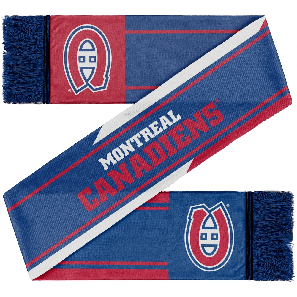 FOCO Montreal Canadiens Color Wave Wordmark - Scarf