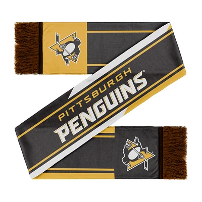 FOCO Pittsburgh Penguins Color Wave Wordmark - Scarf