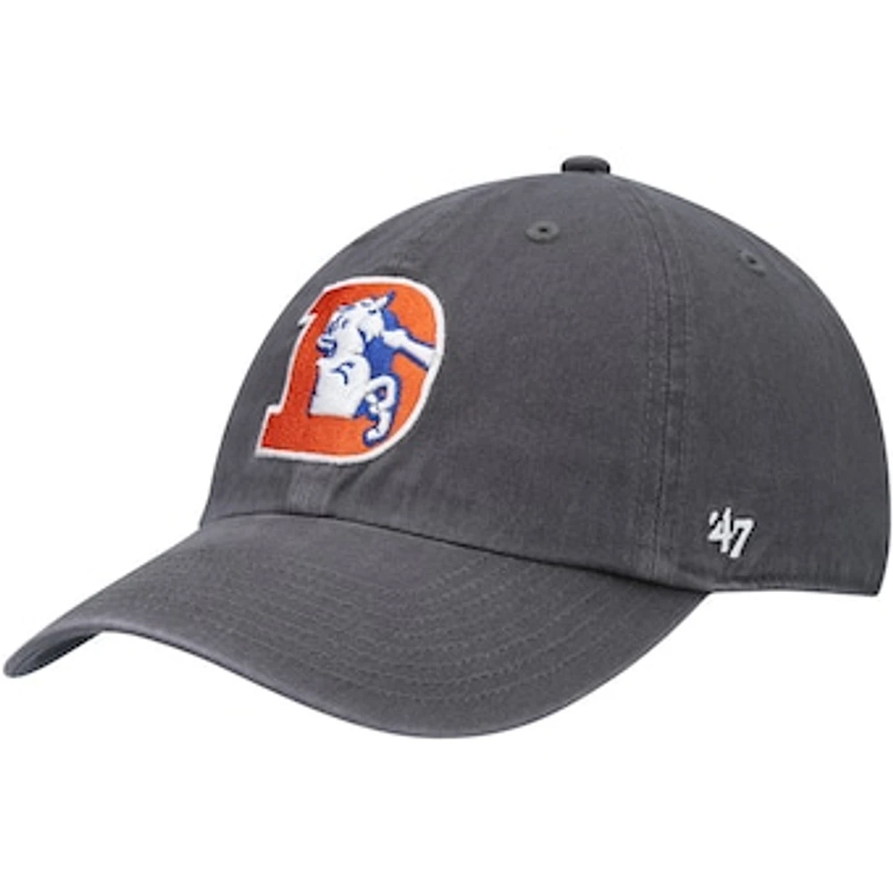 Men's '47 Charcoal Denver Broncos Clean Up Legacy Adjustable Hat