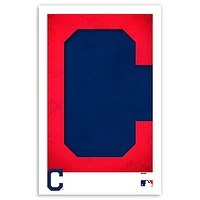 Cleveland Indians 11'' x 17'' Minimalist Team Logo Art Poster