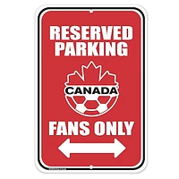 Canada Soccer 10'' x 15'' Parking - Sign