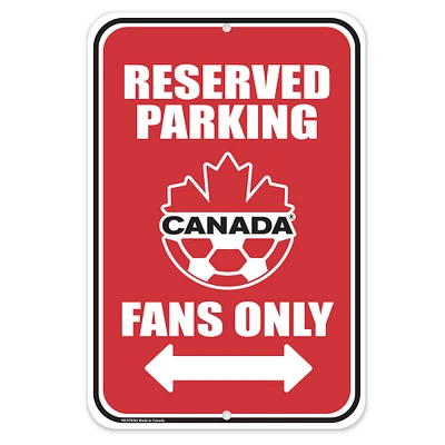 Canada Soccer 10'' x 15'' Parking - Sign