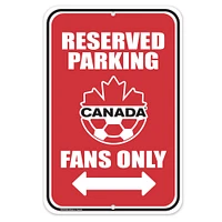 Canada Soccer 10'' x 15'' Parking - Sign