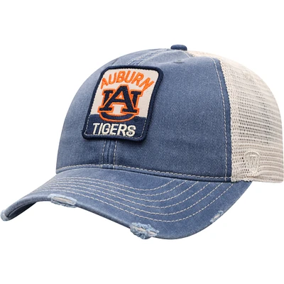 Men's Top of the World Navy/Natural Auburn Tigers Ol' Faithful Trucker Snapback Hat