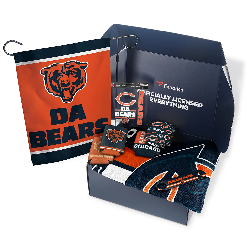 Chicago Bears Fanatics Pack Tailgate Game Day Essentials Gift Box - $80+ Value