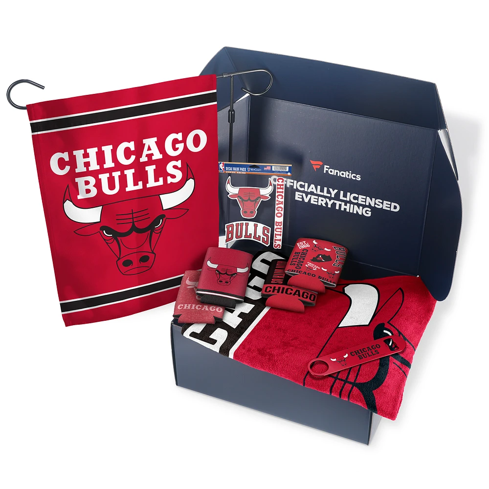 Chicago Bulls Fanatics Pack Tailgate Game Day Essentials Gift Box - $80+ Value