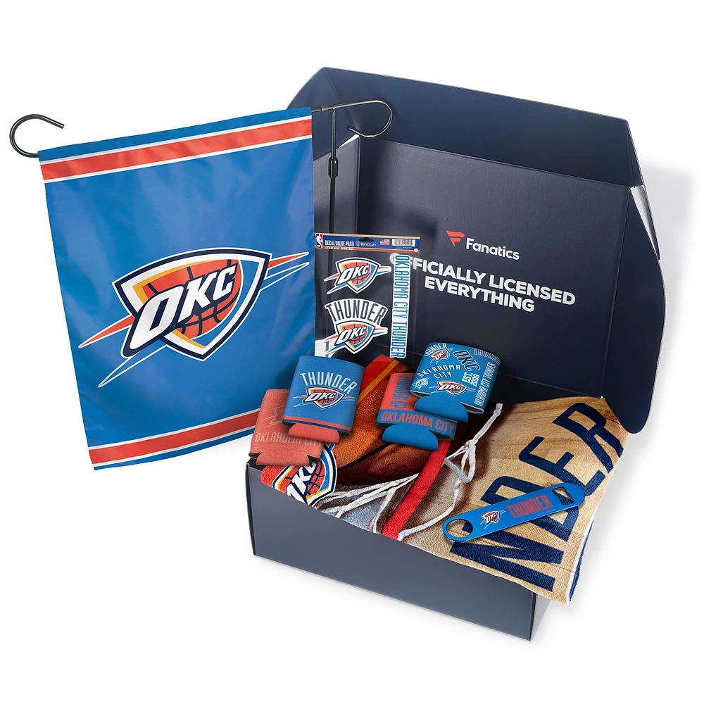 Oklahoma City Thunder Fanatics Pack Tailgate Game Day Essentials Gift Box - $80+ Value