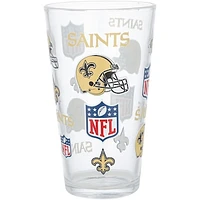 New Orleans Saints 16oz. Allover Print Pint Glass