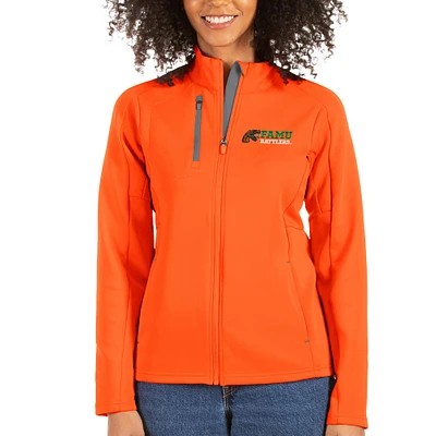 Women's Antigua /Charcoal Florida A&M Rattlers Generation Full-Zip Jacket