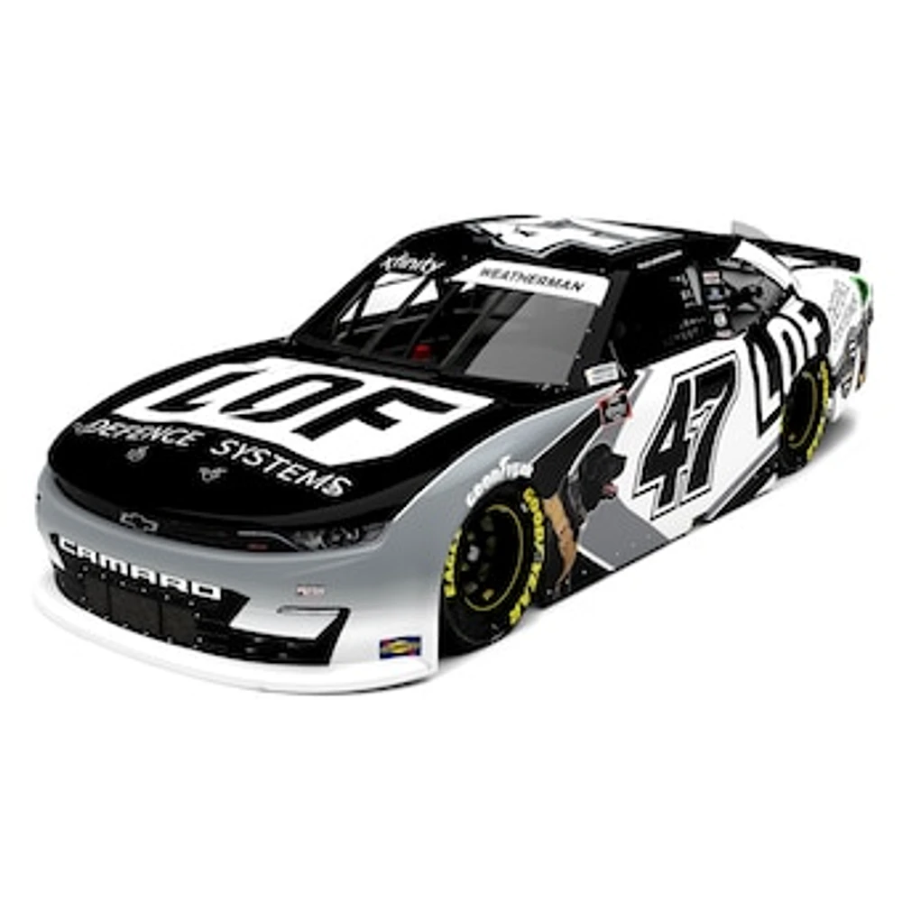 Action Racing Mike Harmon Racing 2021 #47 LOF Defense Systems NASCAR Xfinity Series 1:24 Regular Paint Die-Cast Chevrolet Camaro