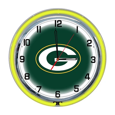 Imperial Green Bay Packers 18'' Neon Clock