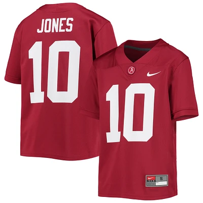 Youth Nike Mac Jones Crimson Alabama Tide Alumni Jersey