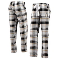 Women's Concepts Sport Black/Gold New Orleans Saints Accolade Flannel Pants