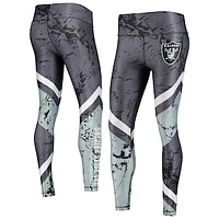 Women's Concepts Sport Black/Silver Las Vegas Raiders Dormer Knit Sublimated Leggings