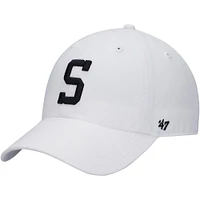 Men's '47 White Pittsburgh Steelers Clean Up Adjustable Hat