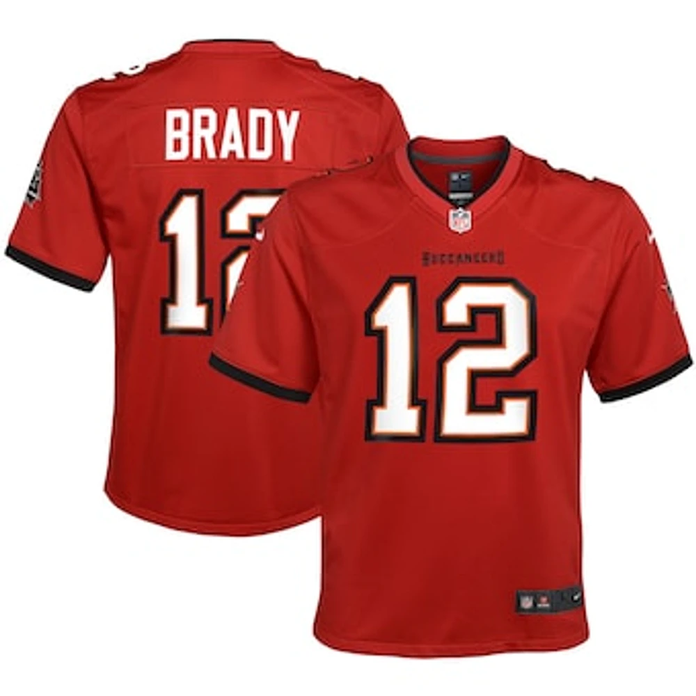 Youth Nike Tom Brady Red Tampa Bay Buccaneers Game - Jersey