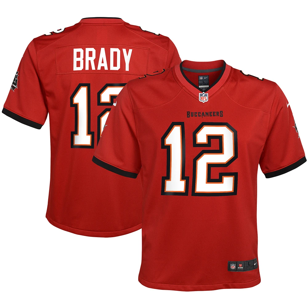 Youth Nike Tom Brady Red Tampa Bay Buccaneers Game - Jersey