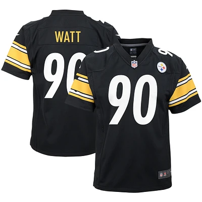 Youth Nike T.J. Watt Black Pittsburgh Steelers Game - Jersey