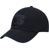 Men's '47 Black Cincinnati Bengals Team Tonal Clean Up Adjustable Hat