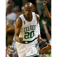 Ray Allen Boston Celtics Unsigned Hardwood Classics Clutch Fist Pump Photograph