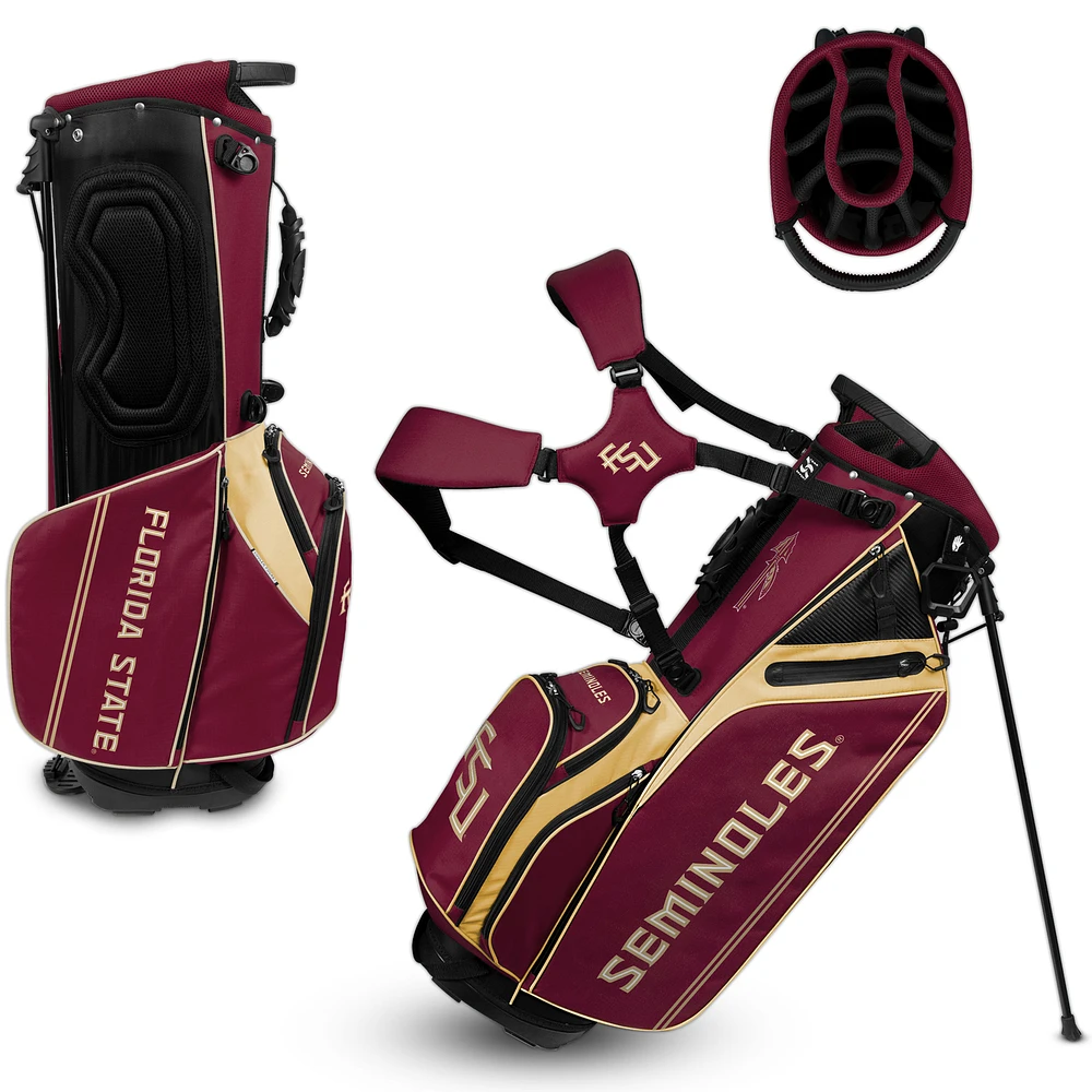 WinCraft Florida State Seminoles Caddie Carry Hybrid Golf Bag