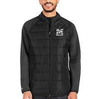 Men's Antigua Black Morehouse Maroon Tigers Altitude Full-Zip Jacket