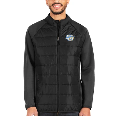 Men's Antigua Black Southern University Jaguars Altitude Full-Zip Jacket