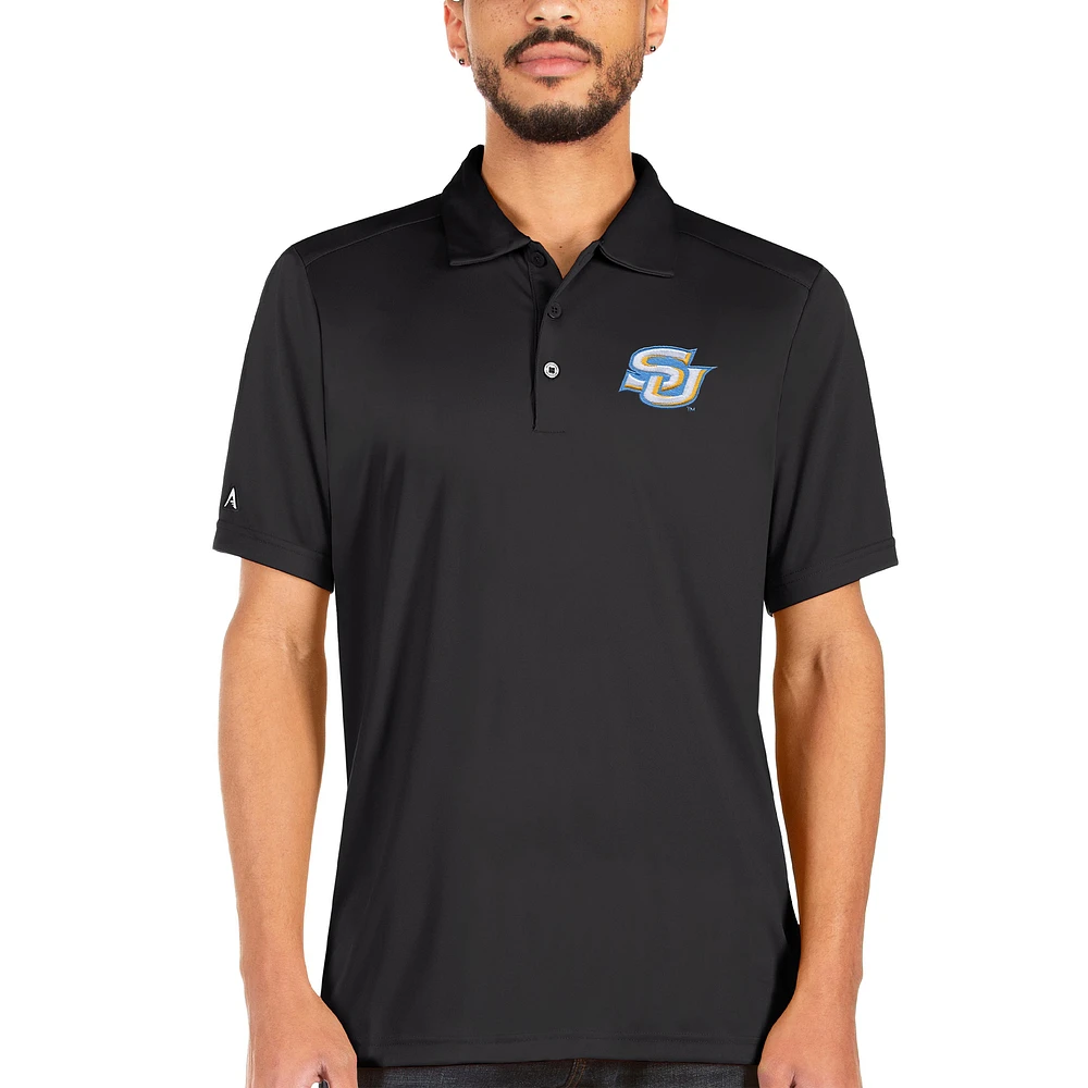 Men's Antigua Charcoal Southern University Jaguars Big & Tall Tribute Polo