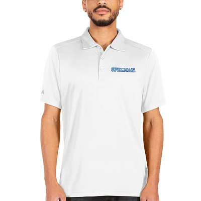 Men's Antigua White Spelman College Jaguars Big & Tall Tribute Polo